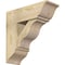 Ekena Millwork Funston Traditional Rough Sawn Bracket w/ Offset Brace, Douglas Fir, 8"W x 22"D x 22"H BKT0806X22X22FST01RDF - alternate 1